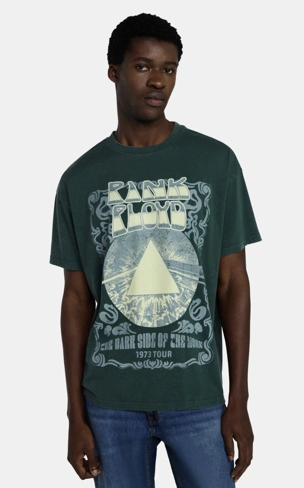 2026 Pink Floyd Men's Graphic Distressed boxy Mineral Wash Band Tee size XS-3XL