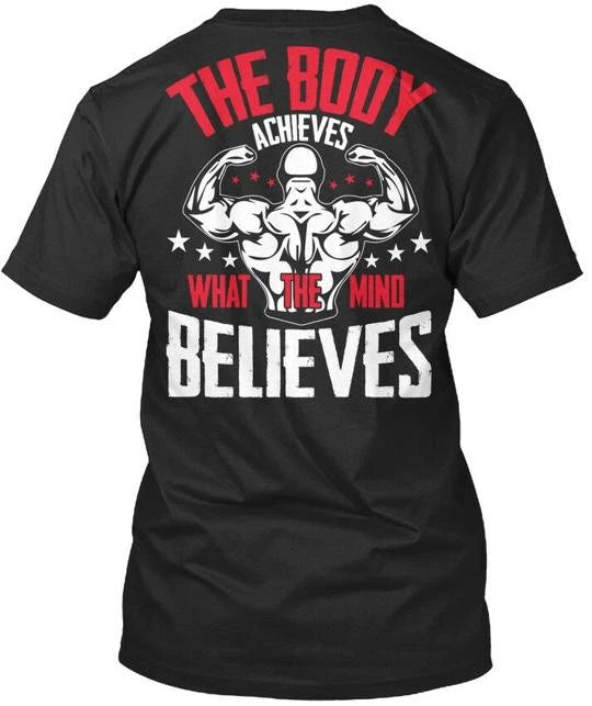 Gym Workout Fitness Bodybuilding Body - The T-Shirt Made in USA Size S to 5XL