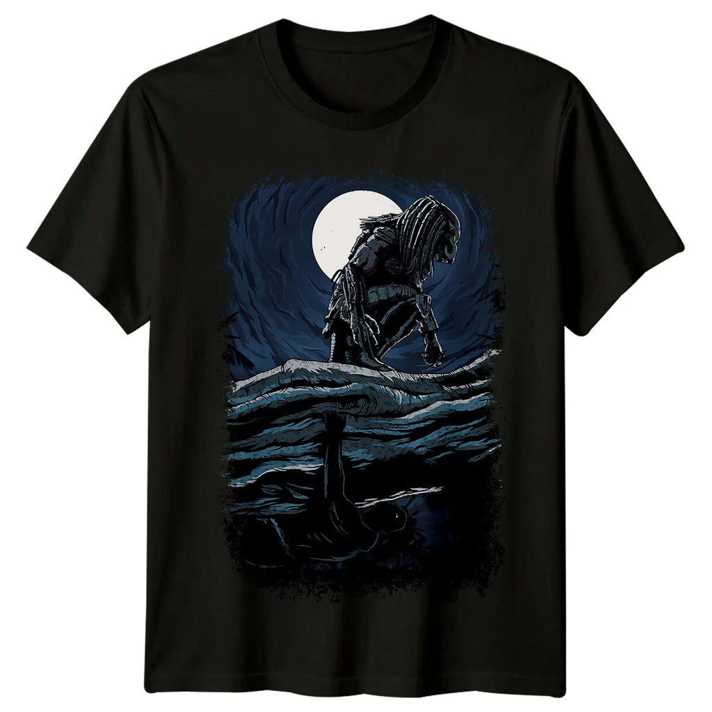 Predator (1987) Movie Poster Inspired T-Shirt Retro Tee Unisex