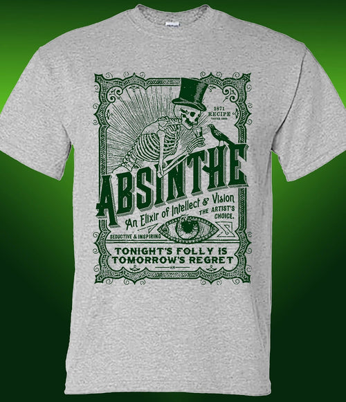 Absinthe Elixir of Intellect and Vision T-shirt