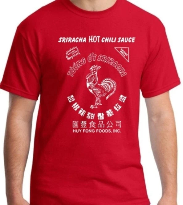 Sriracha Hot Chili Sauce T Shirt Thailand Vietnam Pepper Sambal Mae Ploy GT239