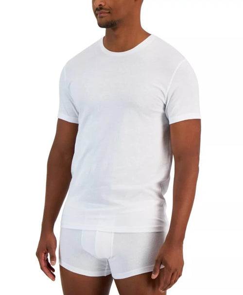 Alfani Men's 4-Pk. Classic-Fit Solid Cotton Undershirts White XL