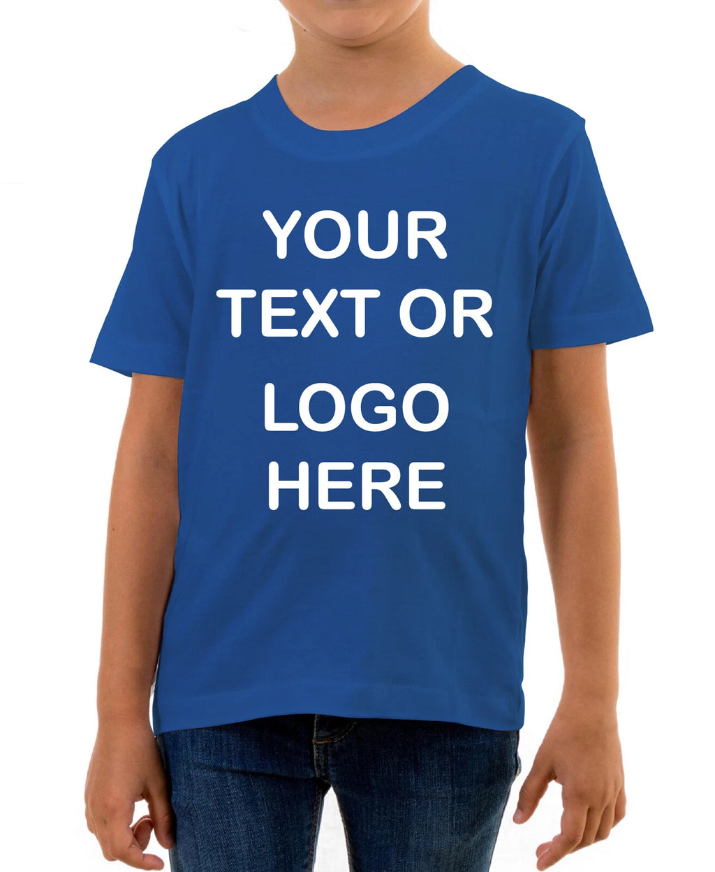 Kids Custom Printed Personalised T-Shirt Customised Children's Tee Fast Delivery