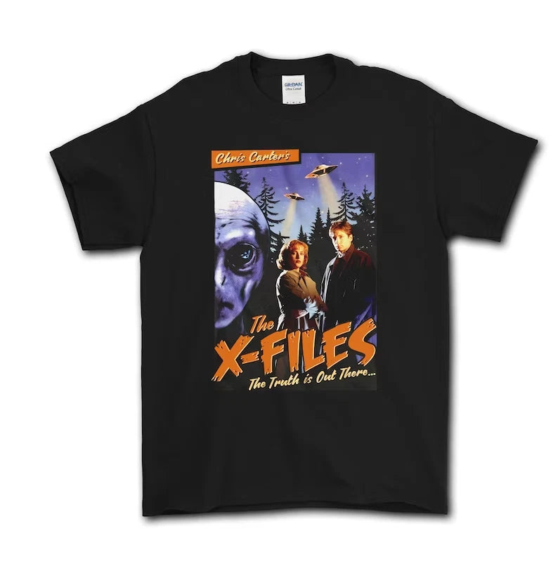 The X Files Truth is Out There Vintage Poster Men's T Shirt Chris Carter Aliens