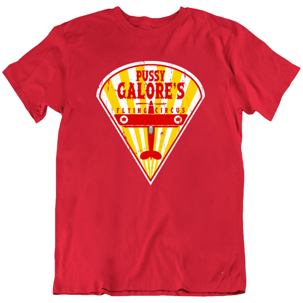 Pussy Galore Flying Circus Goldfinger Bond Spy Movie Retro T Shirt Tee Gift New
