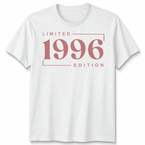 30th Birthday Gift Unisex T Shirt Limited Edition 1996 Present For Him Her
