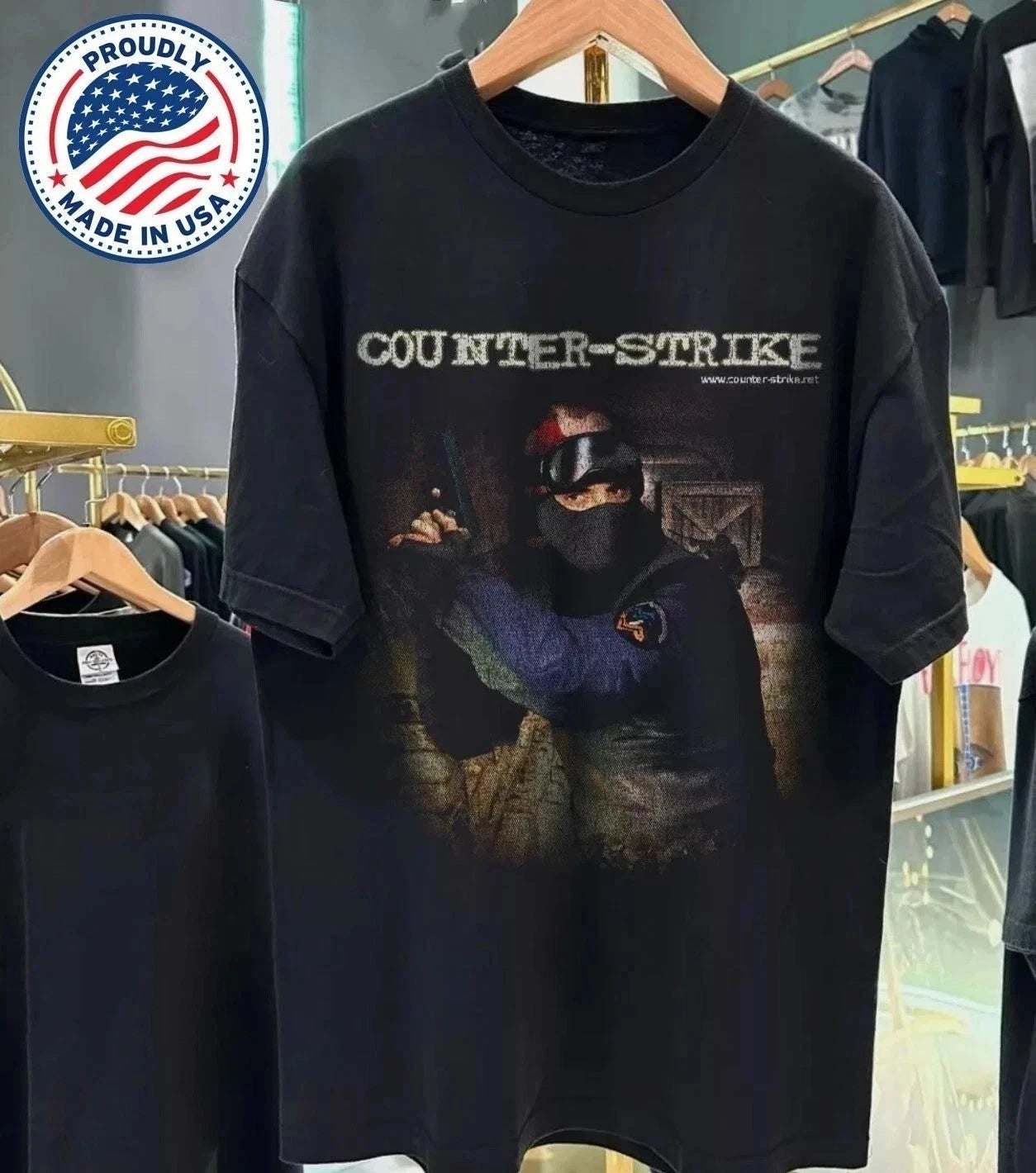 Counterstrike 1999 Promo Vintage T-Shirt All Size