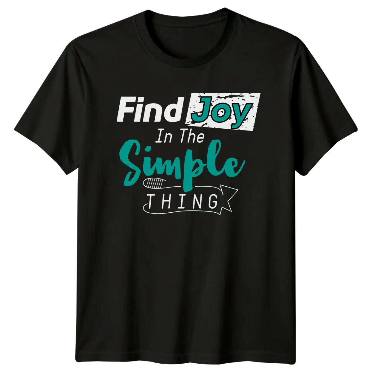 Find Joy In The Simple T-Shirt Minimalist Lifestyle Gift For Him And Her