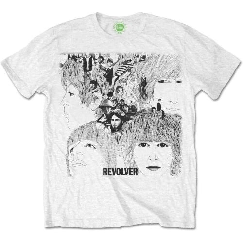 The Beatles Revolver Album Cover T-Shirt white New