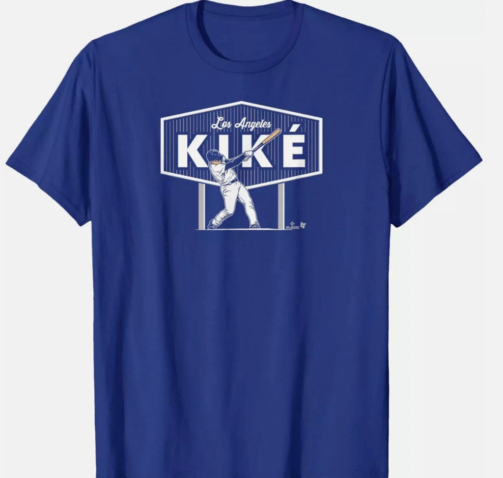 Kike Hernandez - L.A. Kike - Los Angeles Baseball T-Shirt Made in the USA