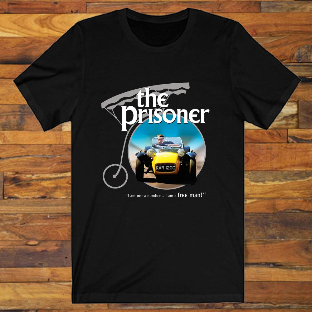 The Prisoner TV Show Men's Black S-5XL
