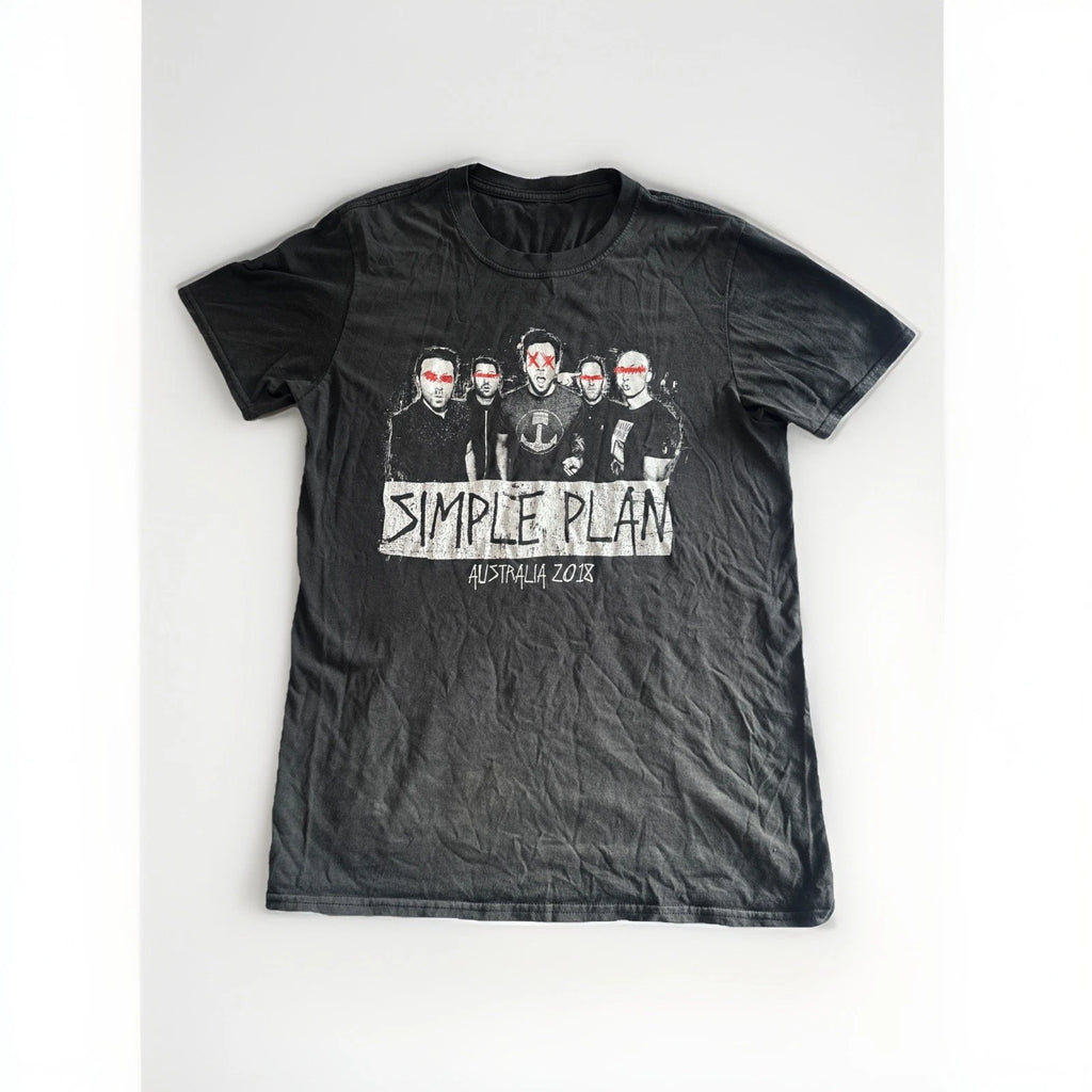 Simple Plan Australia 2018 Band 2018 Tour Australian T-Shirt Free Untracked Post