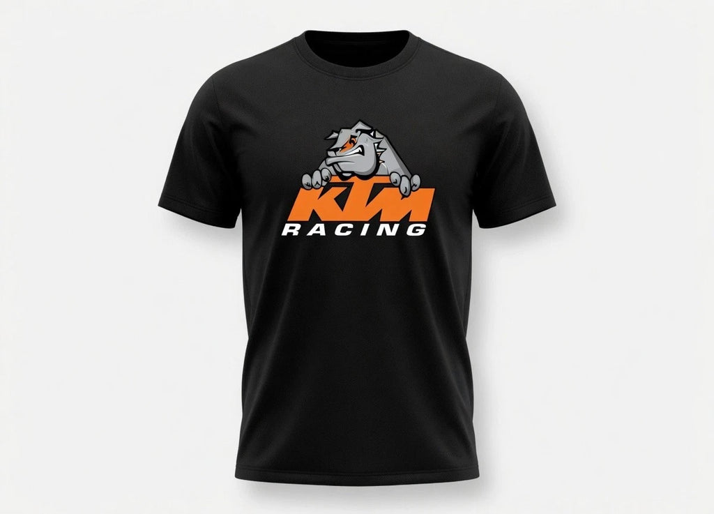 KTM Racing Motocross Bulldog Graphic Print Unisex Mens T-Shirt S M L XL 2 3 4XL