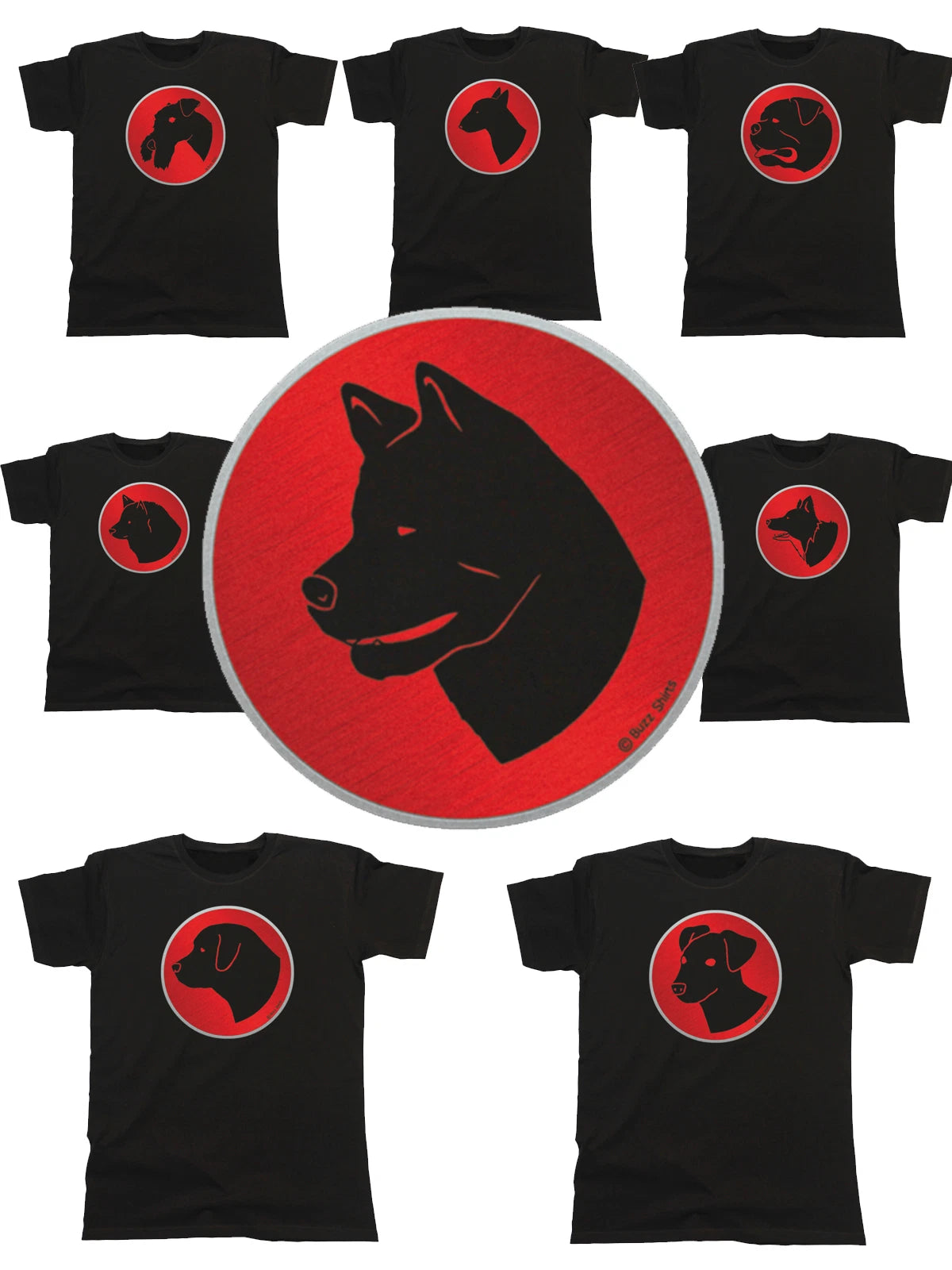 Mens Dog  Cotton T-Shirt Retro Thundercats Cartoon Style *CHOOSE BREED*
