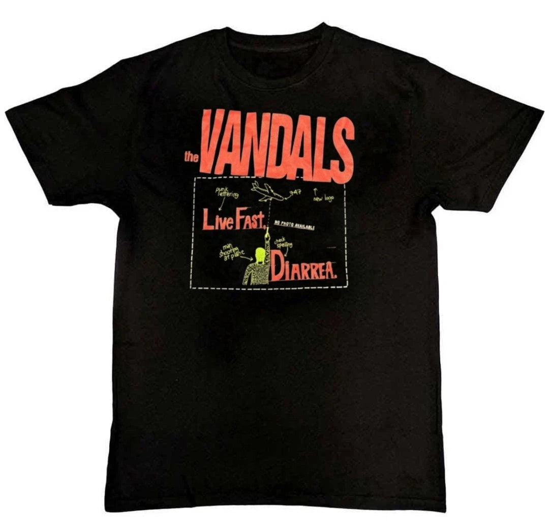 Vintage The Vandals Graphic Print Unisex Mens T-Shirt S M L XL 2 3 4 XL