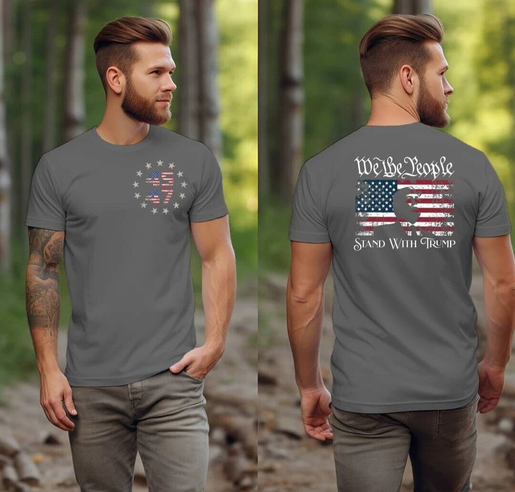 Trump 2024 We The People MAGA 45 47 Missed Me Never Surrender Legend T-Shirts
