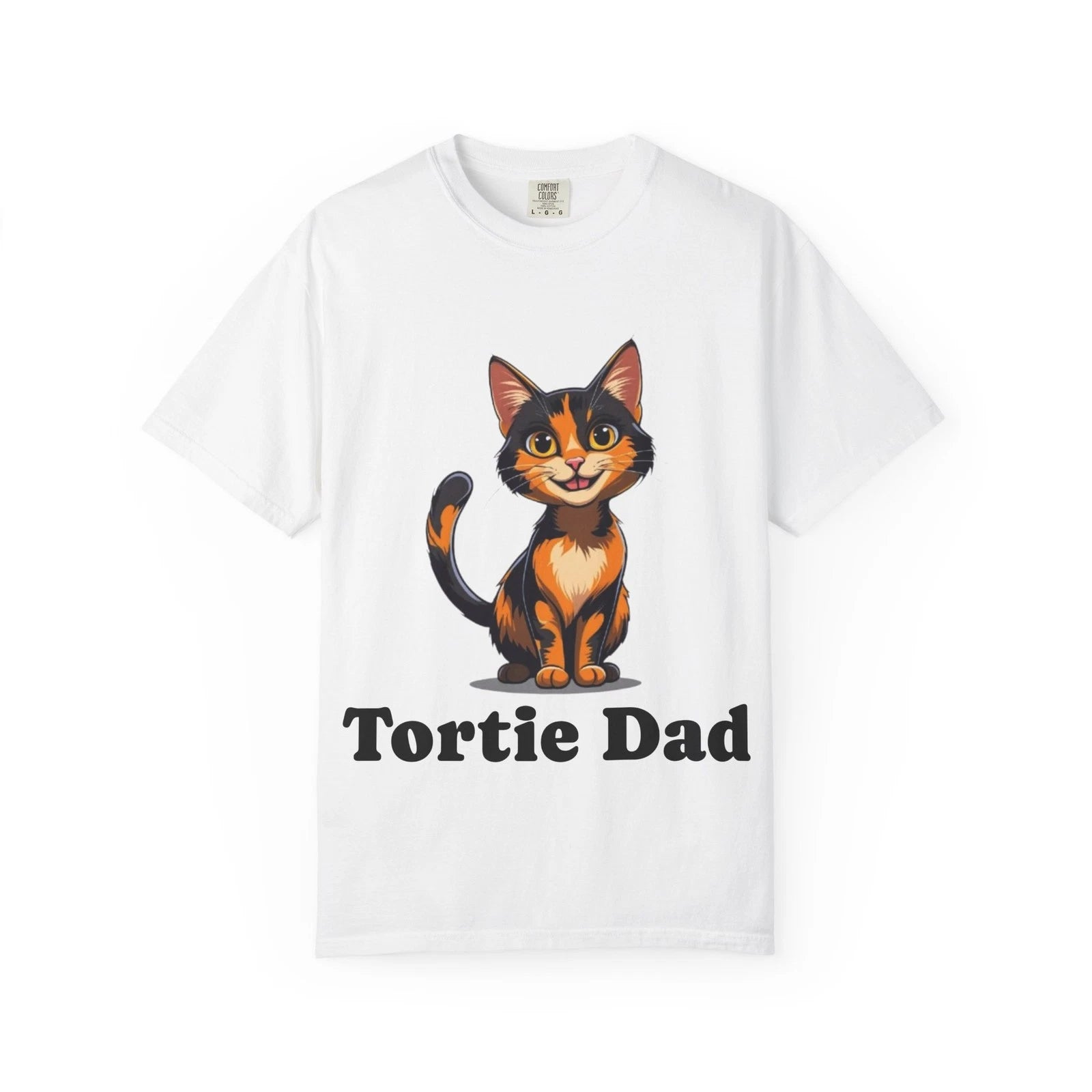 Tortie Cat Dad T-shirt - Perfect Gift for Cat Lovers, Father's Day