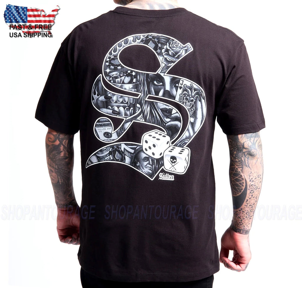 Sullen Art Collective S Dice Standard Fit SCM7793 Short Sleeve Men`s T-shirt