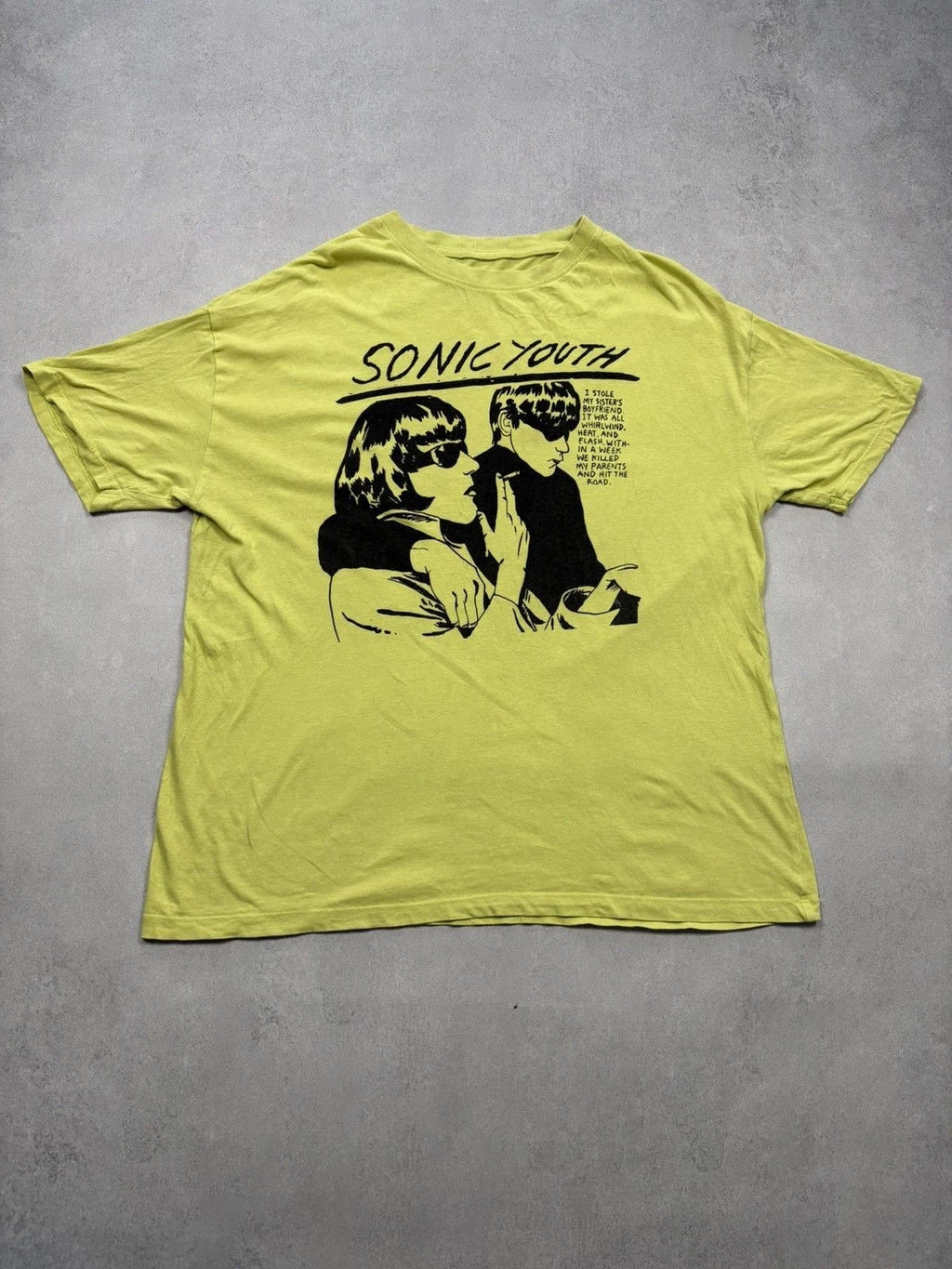 Vintage 00s Sonic Youth Goo Graphic Band T-Shirt