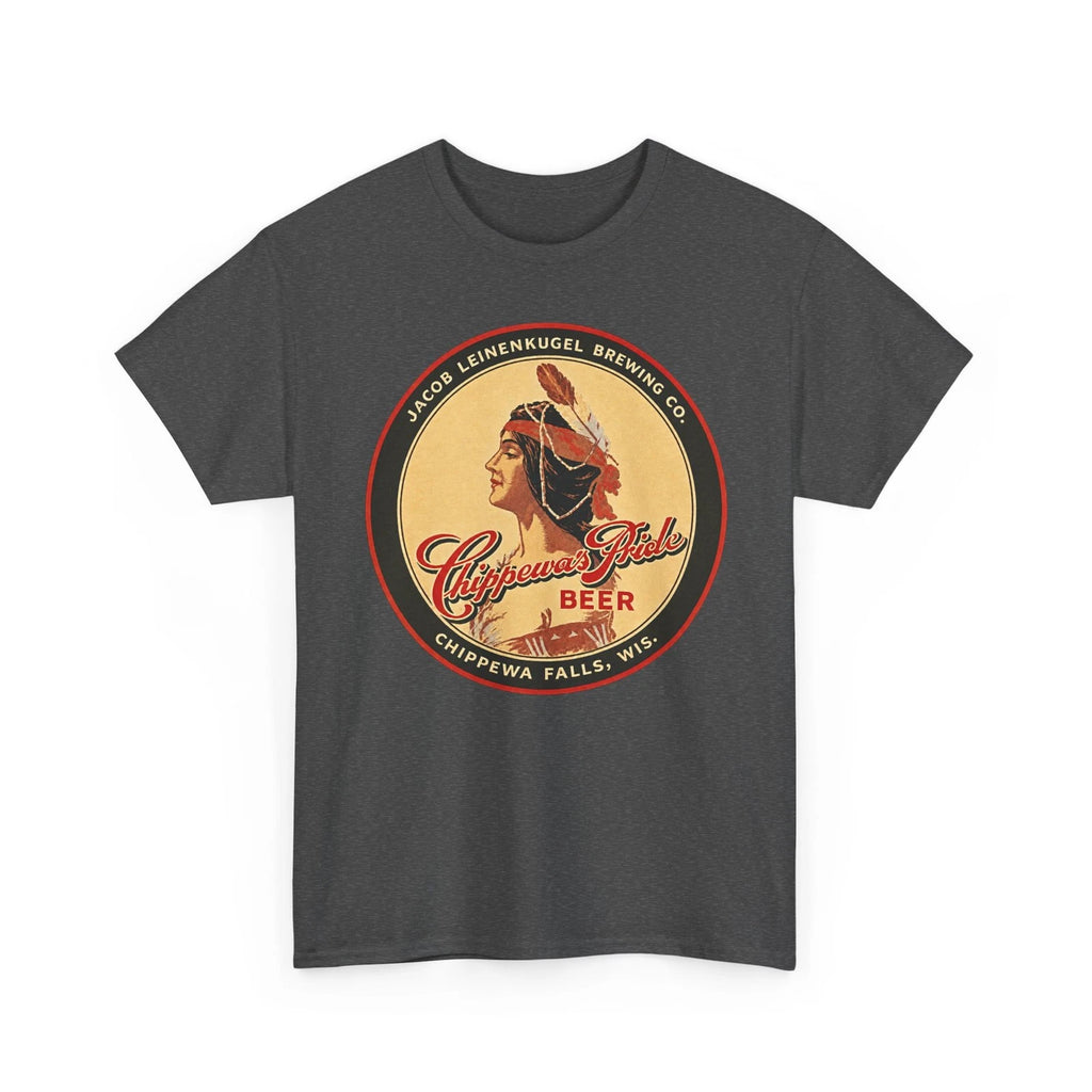 Jacob Leinenkugel Chippewa's Pride Chippewa Falls WI Native Retro Beer T-Shirt