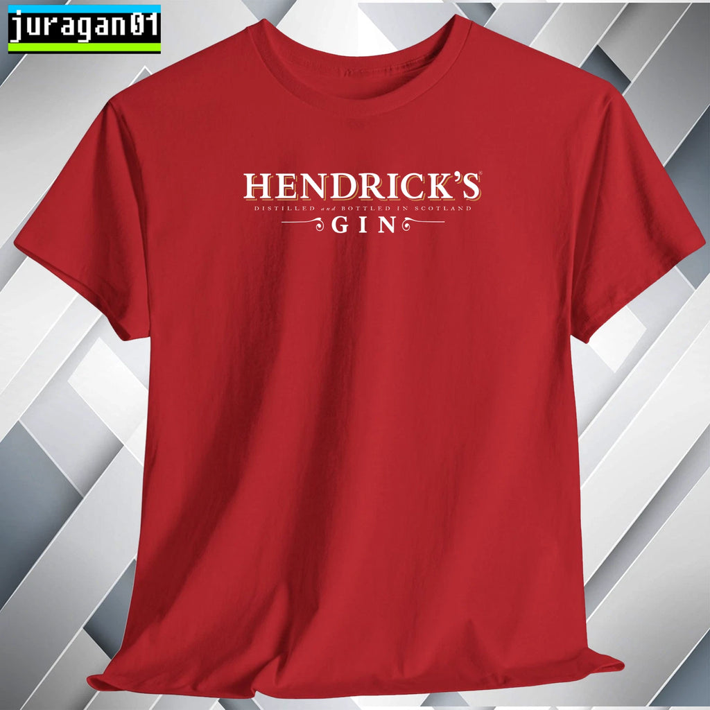 Hendrick's Gin Cocktails Log T-Shirt Black Navy White Grey Red Orange Size S-5XL
