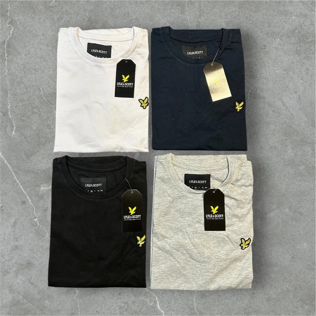 Lyle and Scott t shirt Mens Crew Neck Short Sleeve Sports Cotton Casual Gym