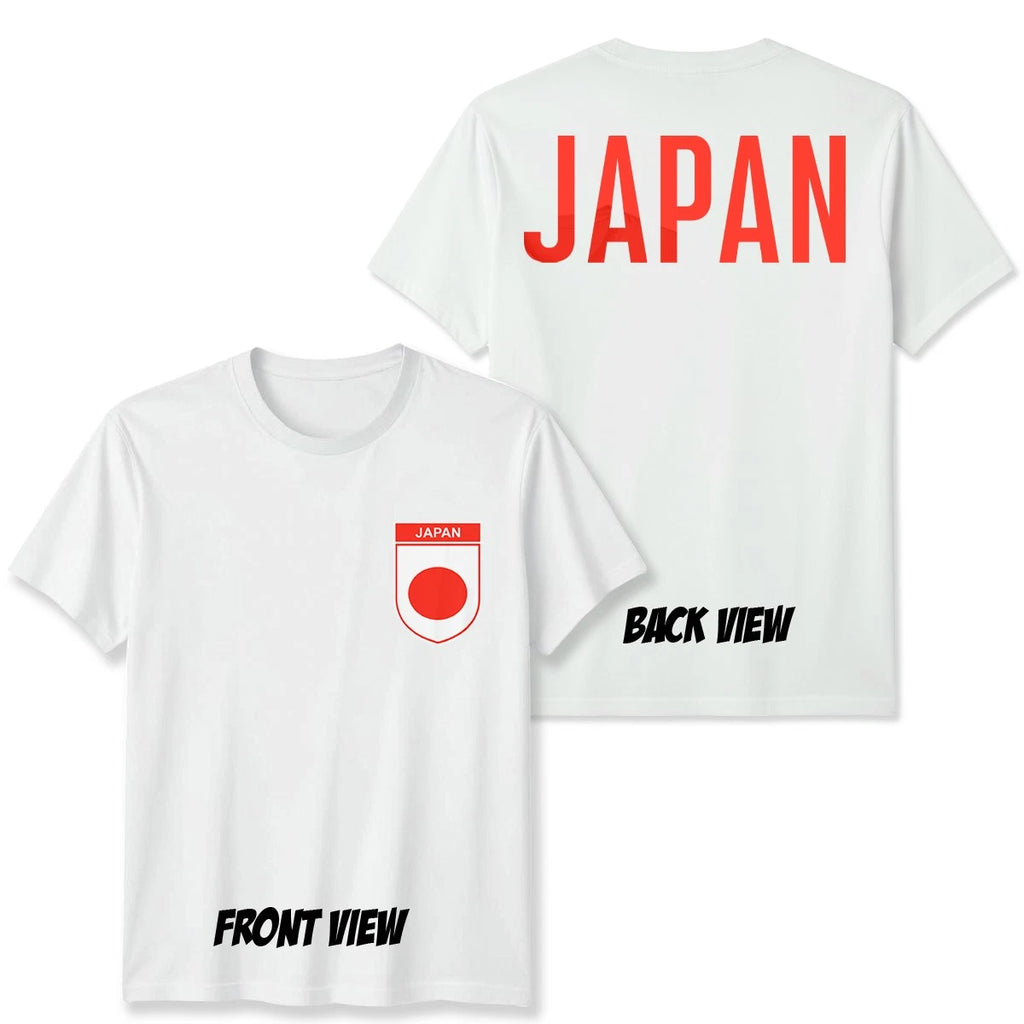 Japan Football Unisex Kids T-Shirt Country Pride Soccer Tee #WC