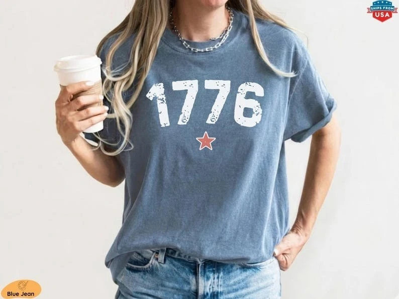 1776 Patriotic America Independence T shirt