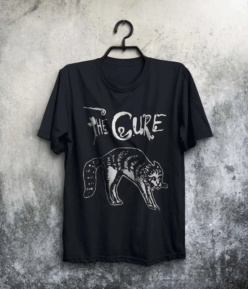 The Cure Rare Cat Artwork Vintage design shirt