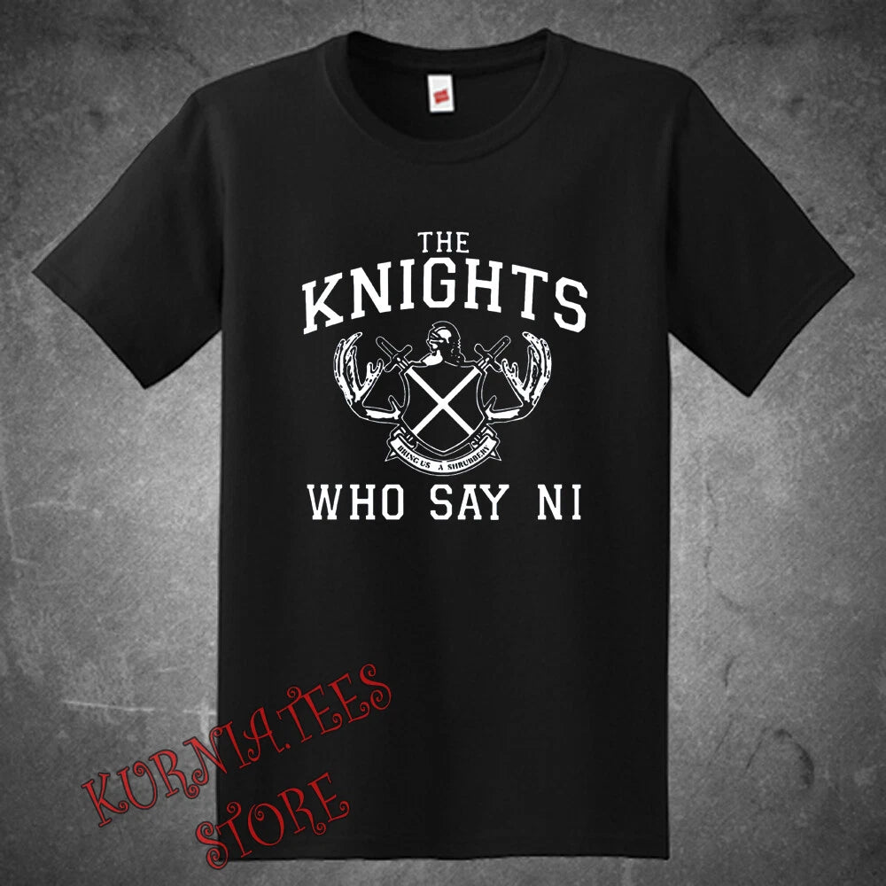 Knights That Say NI Men's Black Size S to 5XL