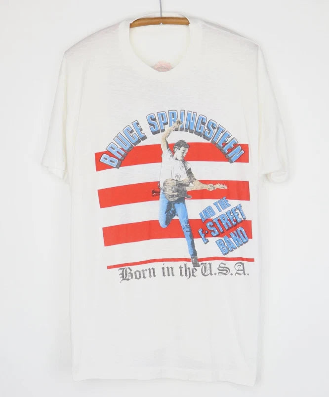 Bruce Springsteen Born In The USA Tour T-Shirt Unisex Tee Size S To 4XL