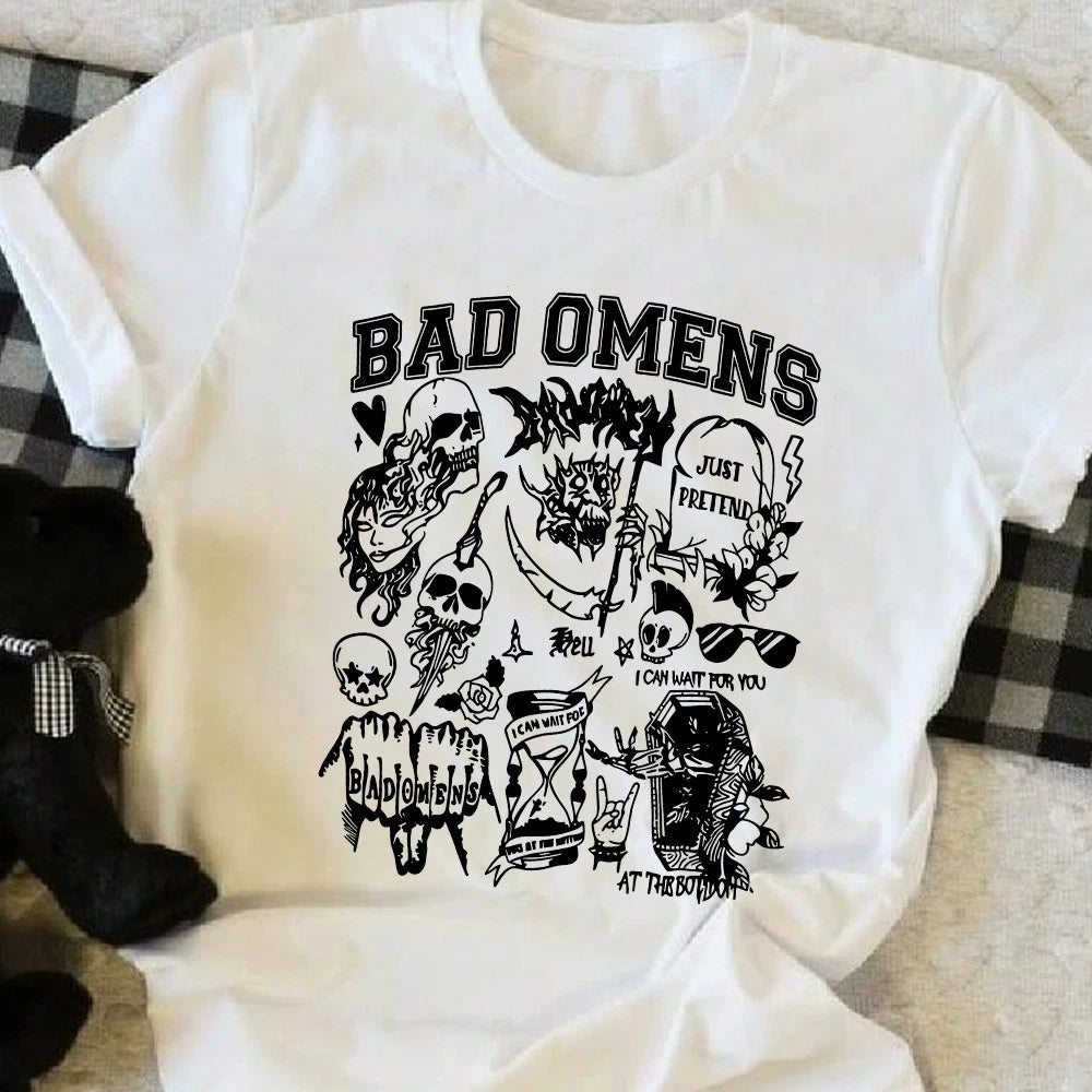 Retro Bad Omens Greatest Hits Shirt, Vintage Bad Omens Tee 2026 for Rock Fans