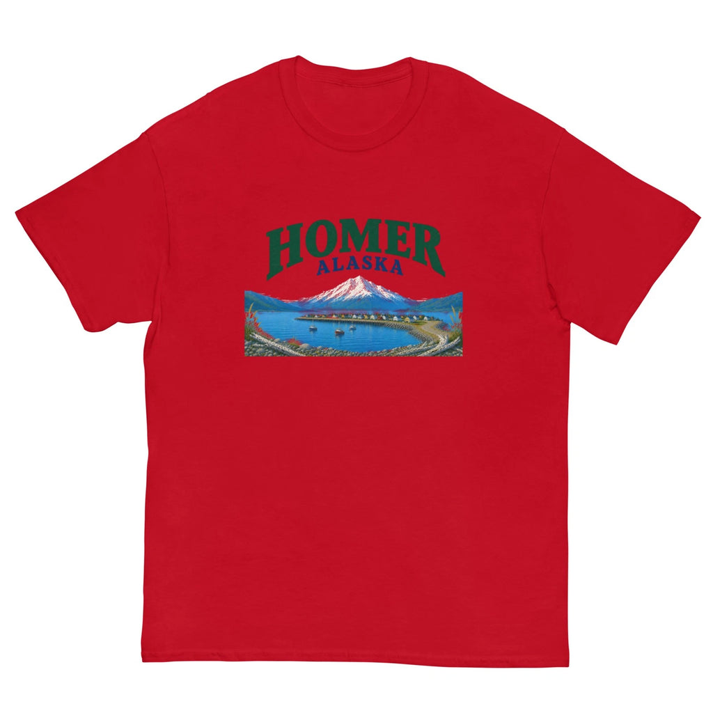 Homer Alaska Vintage Coastal Harbor Tee