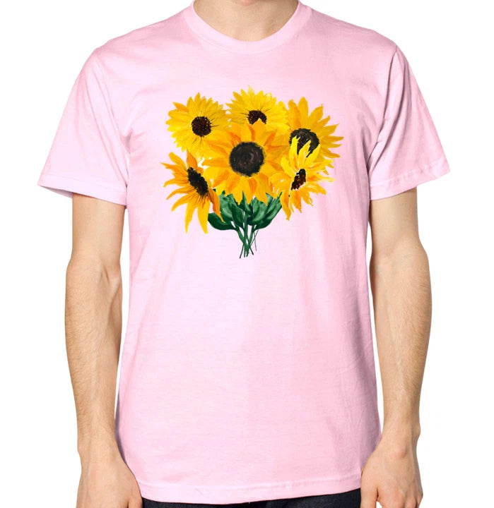 Sunflower T-Shirt Men Women Unisex Beautiful Flowers Top