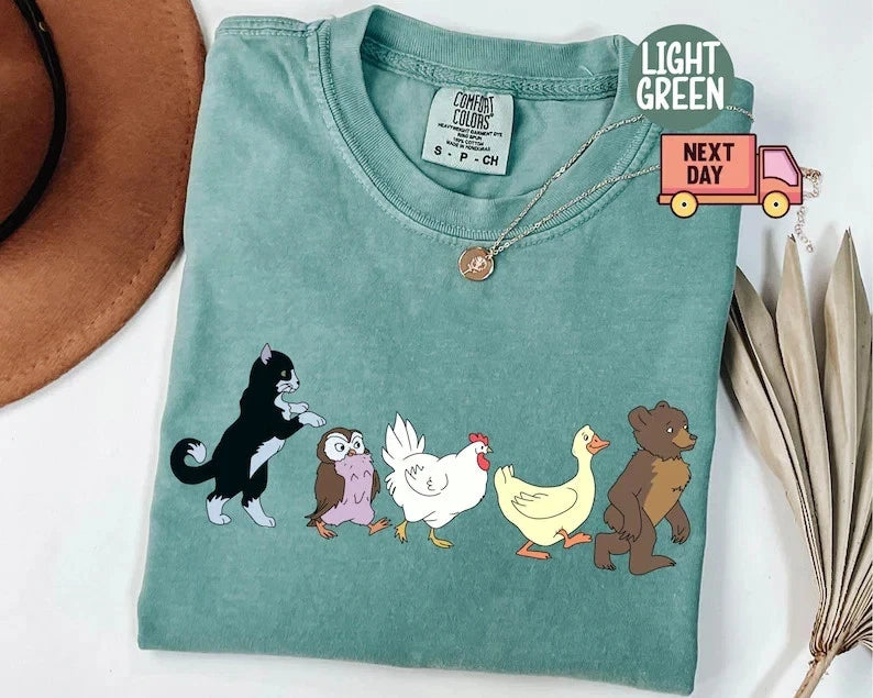 Comfort Colors Little Bear Shirt, Cute Shirt, Animal Lover Shirt T-Shirt Size