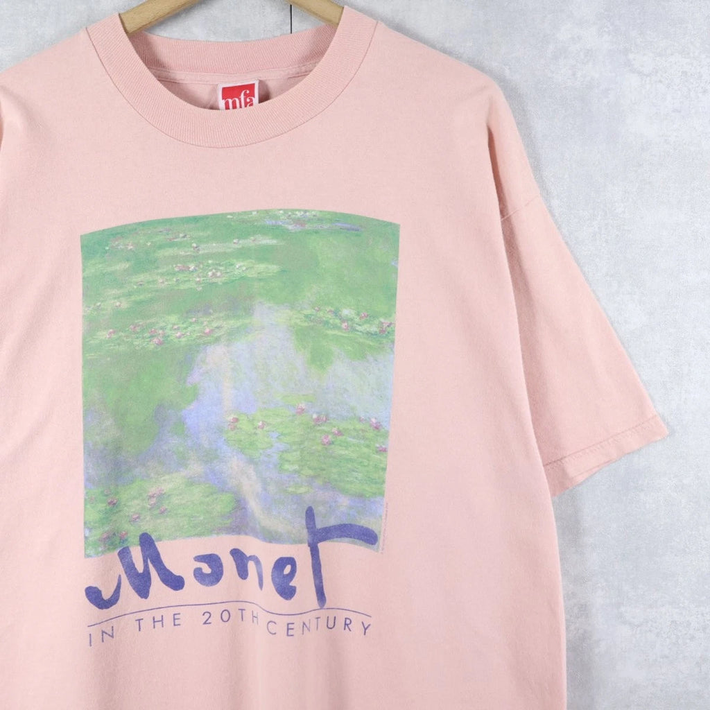90's Claude Monet "Water Lilies" Art Print T-Shirt S-5XL
