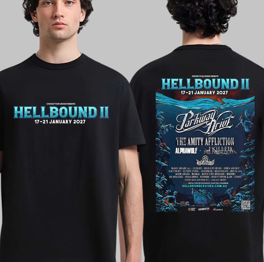 Hellbound II Full Lineup 2027 Metal Cruise Australia January 17–21 Tee