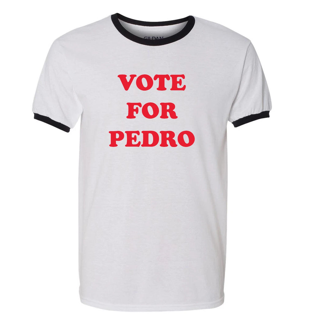 Vote For Pedro T Shirt Heck Yes Flippin Napoleon Dynamite Movie DVD Blu Ray Tee
