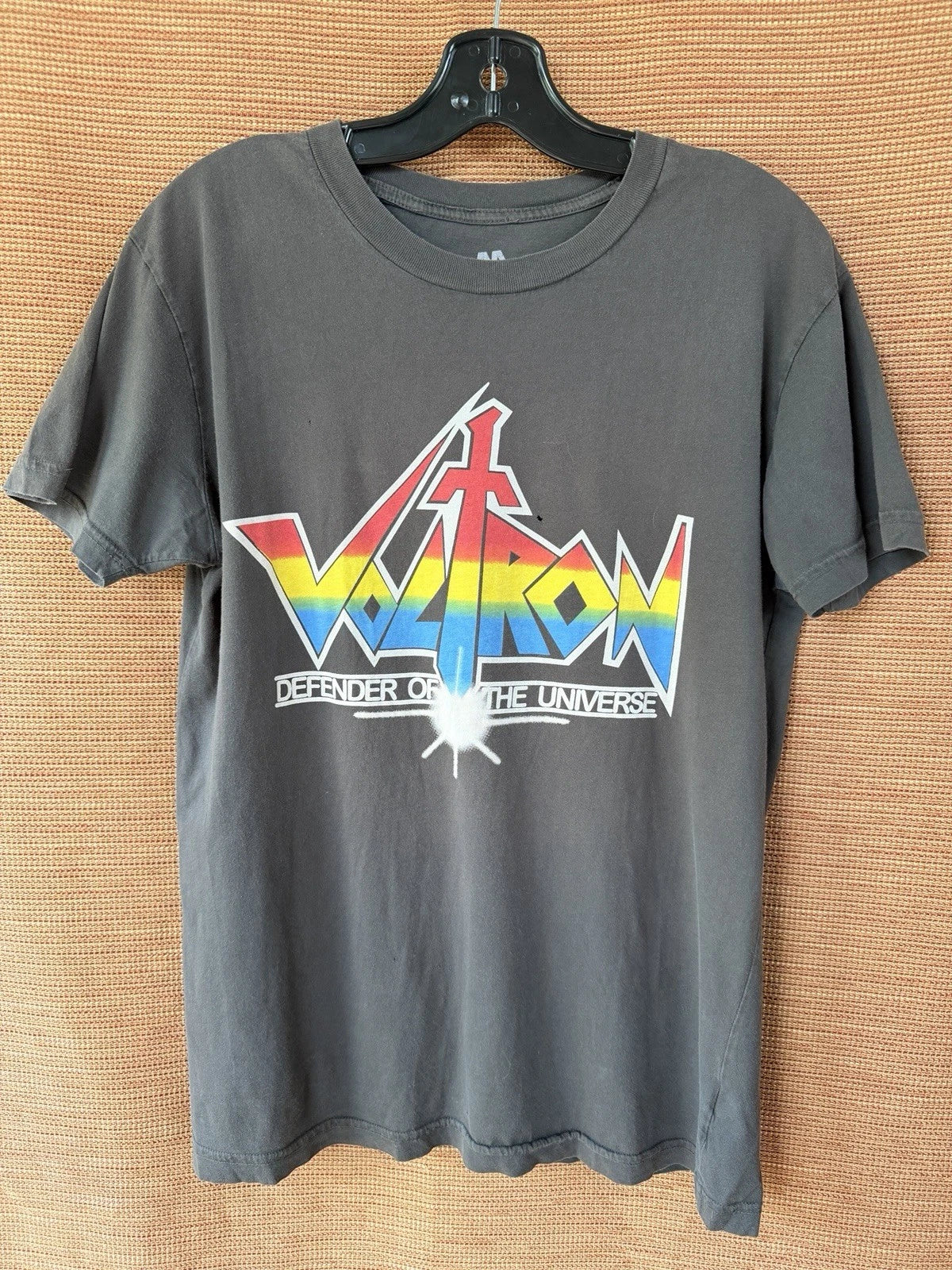 Vintage Voltron Tshirt, early 2000s, size M, nice soft cotton, Bright graphic
