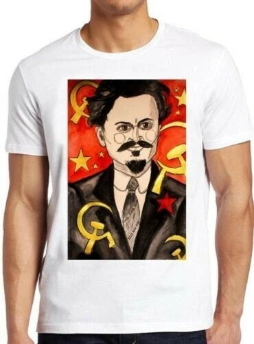 Leon Trotsky Marxist Russia Soviet Vintage Cool Gift Tee T Shirt M157