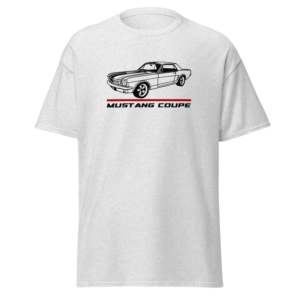 Premium T-Shirt For Ford Mustang Coupe 1965 Car Fans Birthday Gift Tee Shirt