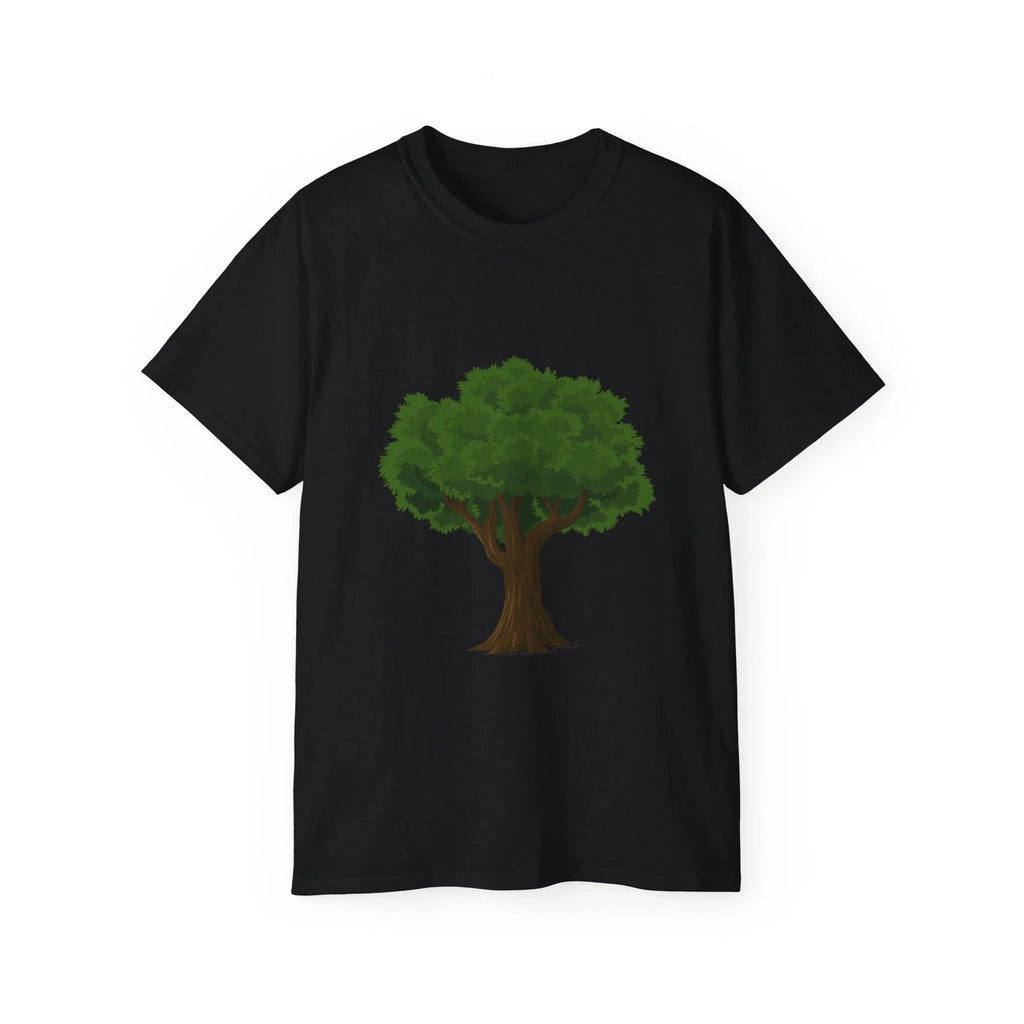Tree Trunk Leaves Branches Nature Outdoors | Custom Graphic T-Shirt
