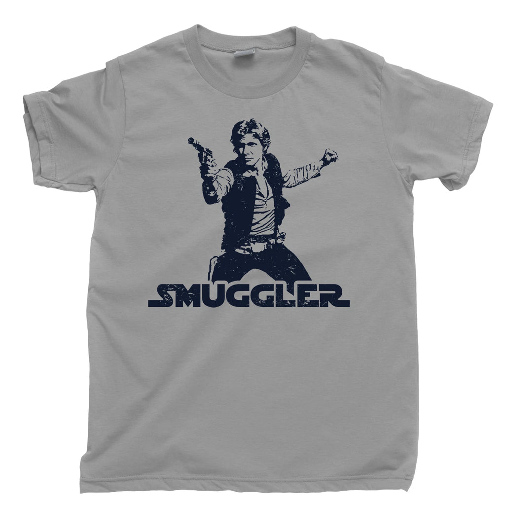 HAN SOLO Smuggler T Shirt I Know Leia Scruffy Looking Nerf Herder Scoundrel Tee