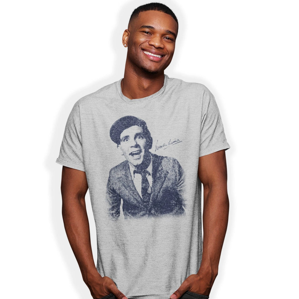 Norman Wisdom Classic Comic Actor Pitkin Hand Printed T-Shirt Birthday Gift