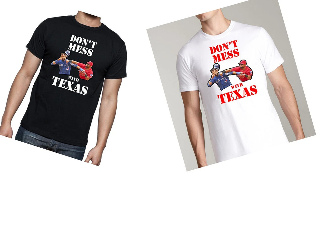Don't mess with Texas funny novelty mens T-shirt odor punch T-shirt