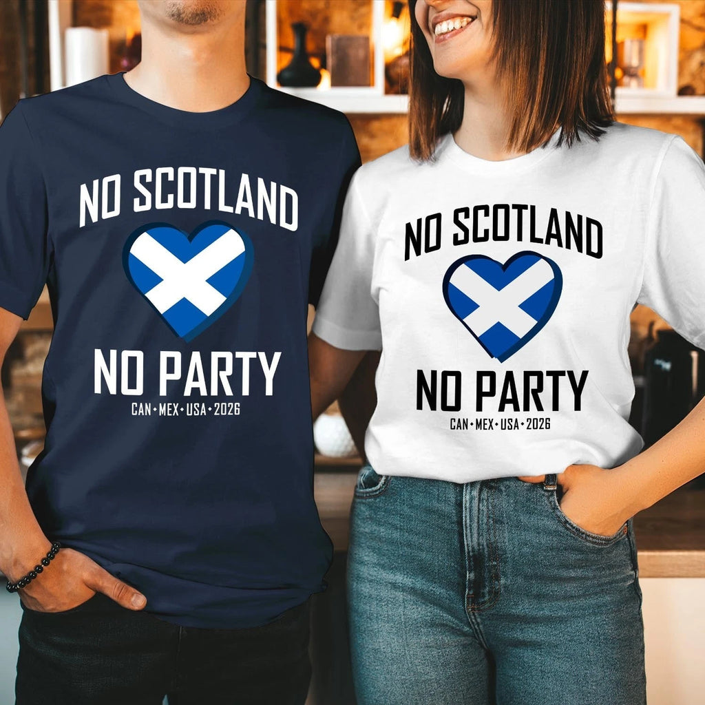 No Scotland No Party, We'll Be Coming, 2026 Football Fan T-Shirt (SC-9)