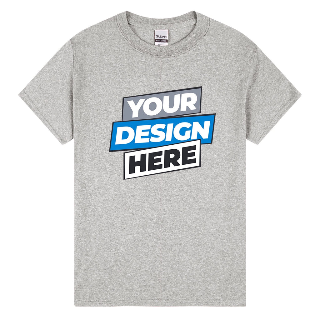Personalised Customised Mens Custom Printed T-Shirt Logo Text Printing Print Tee