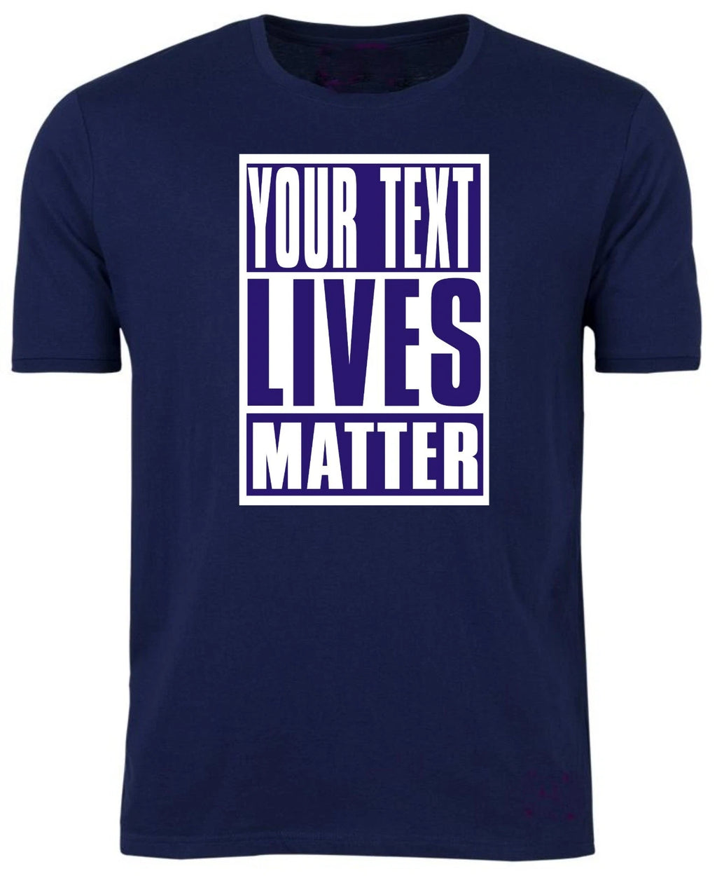 CUSTOM LIVES MATTER PARODY T-SHIRT Tee PERSONALIZE BLACK / WHITE / TEXT / S-XXL