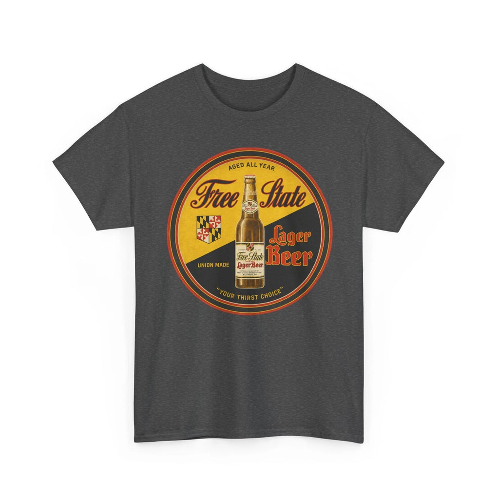 Free State Brewing Baltimore MD Union Made Lager Beer Retro Breweriana T-Shirt