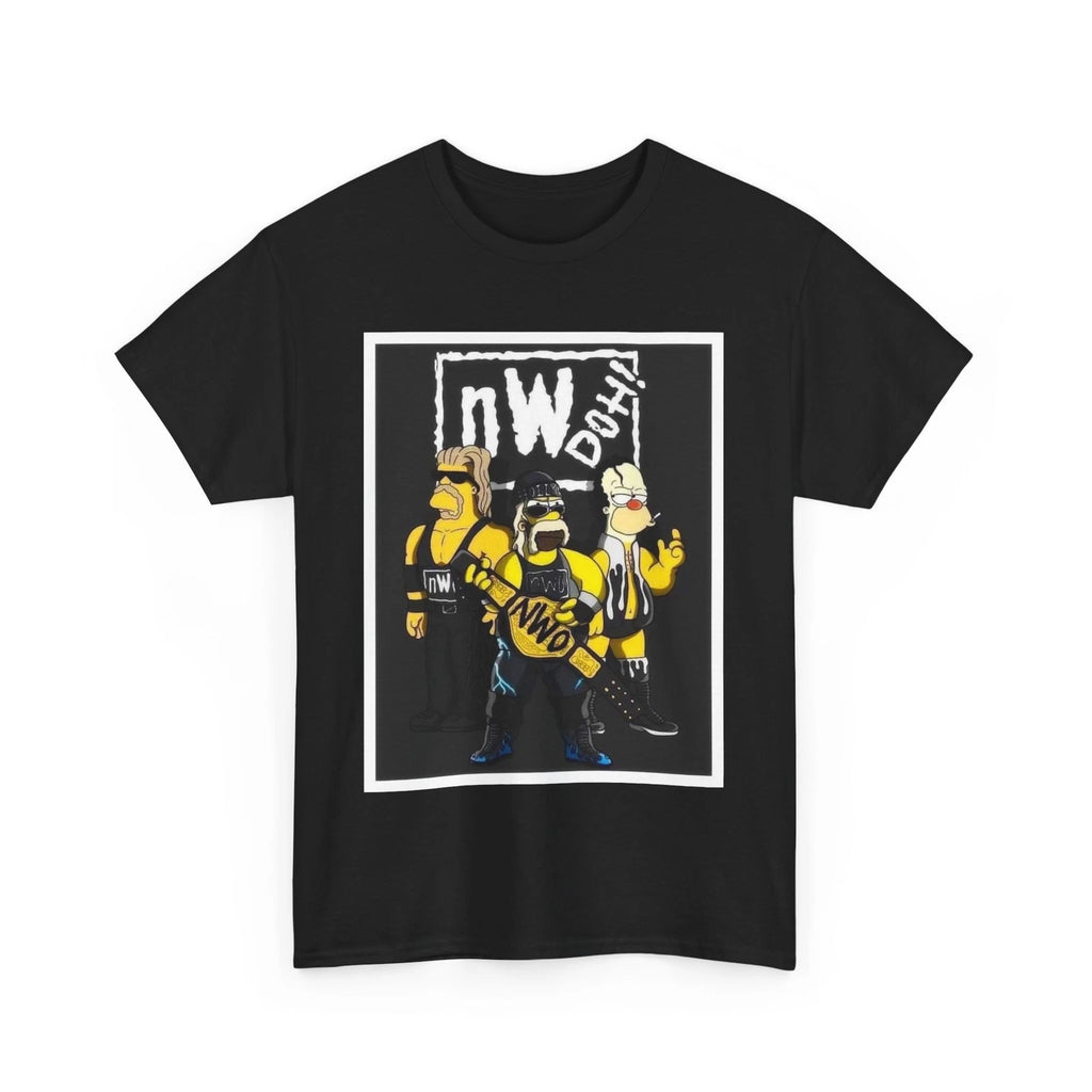 nWdoh! Tee, The Simpsons nWo Mashup Shirt, Nostalgic Tee, Unisex Cotton T-shirt